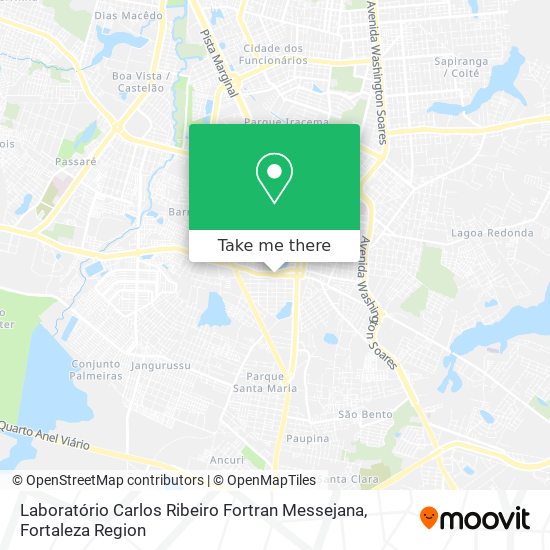 Mapa Laboratório Carlos Ribeiro Fortran Messejana