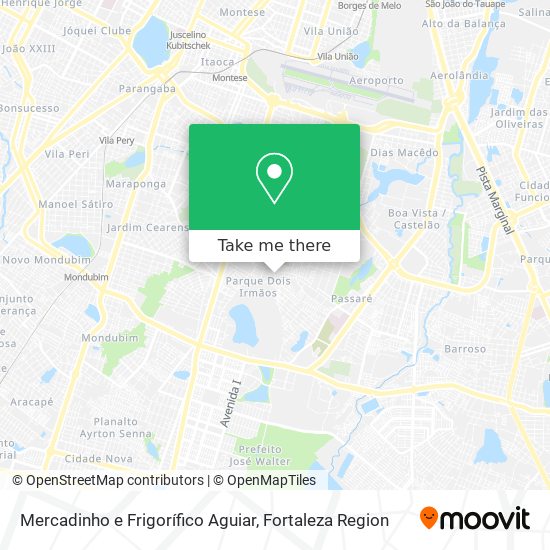 Mercadinho e Frigorífico Aguiar map