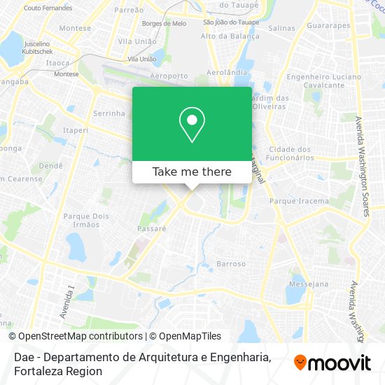 Dae - Departamento de Arquitetura e Engenharia map