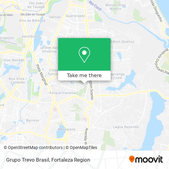 Grupo Trevo Brasil map