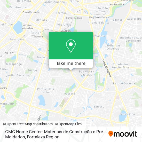 GMC Home Center: Materiais de Construção e Pré-Moldados map