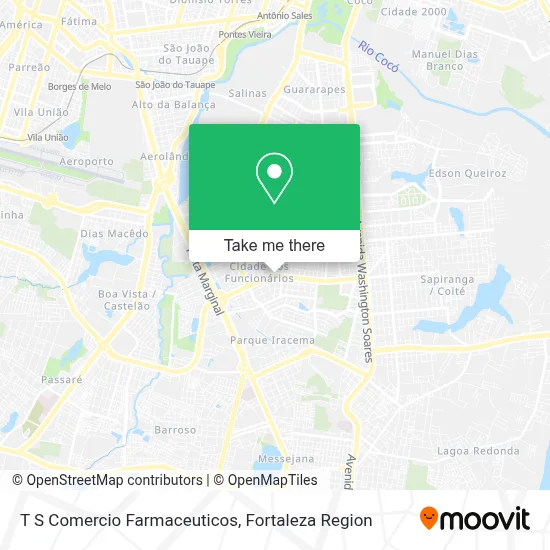 T S Comercio Farmaceuticos map