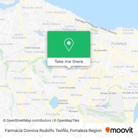 Farmácia Conviva Rodolfo Teófilo map