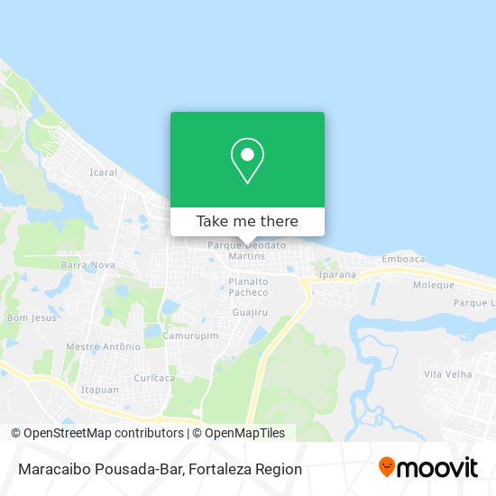 Mapa Maracaibo Pousada-Bar