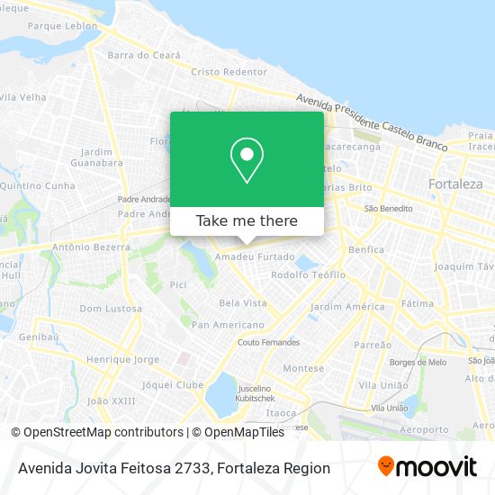 Mapa Avenida Jovita Feitosa 2733