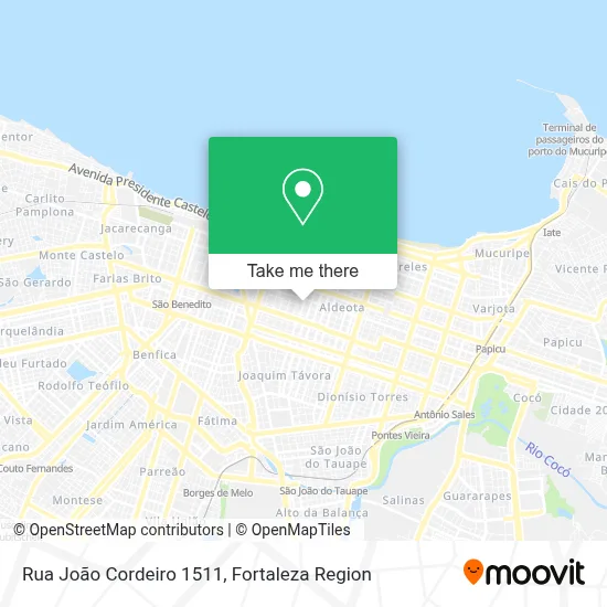 Rua João Cordeiro 1511 map