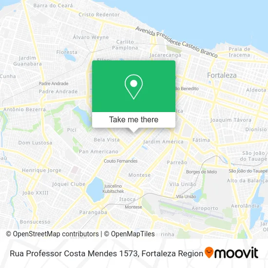 Rua Professor Costa Mendes 1573 map