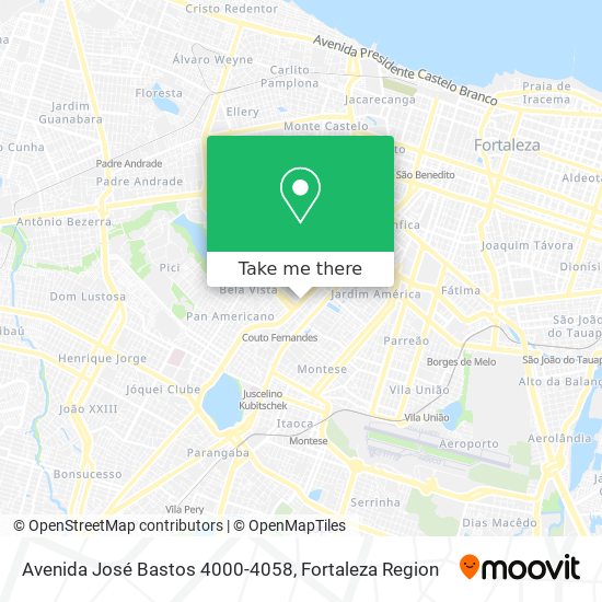 Avenida José Bastos 4000-4058 map