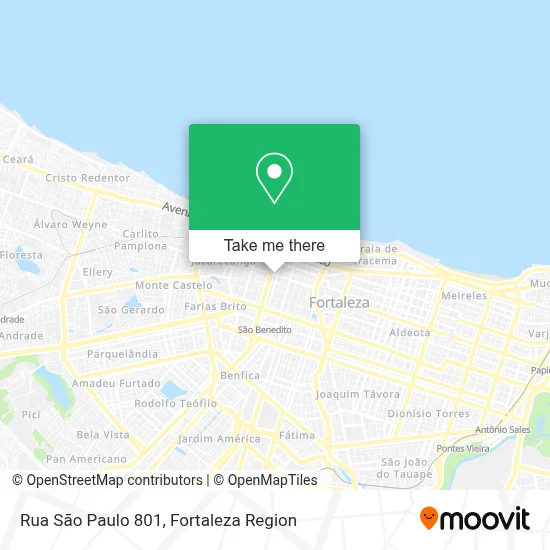 Rua São Paulo 801 map