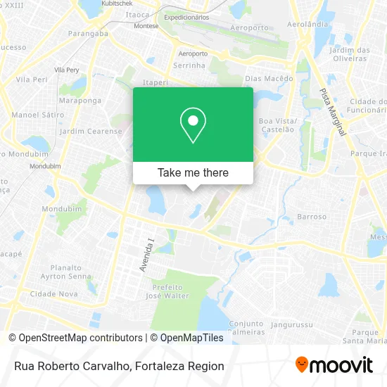 Rua Roberto Carvalho map