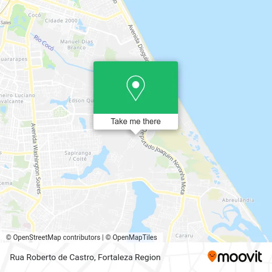 Rua Roberto de Castro map