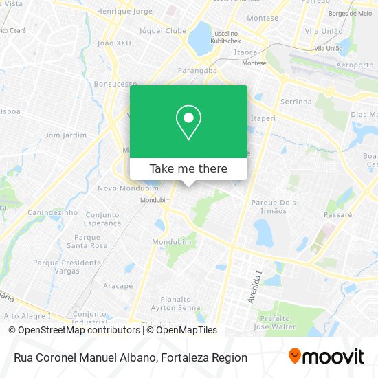 Rua Coronel Manuel Albano map