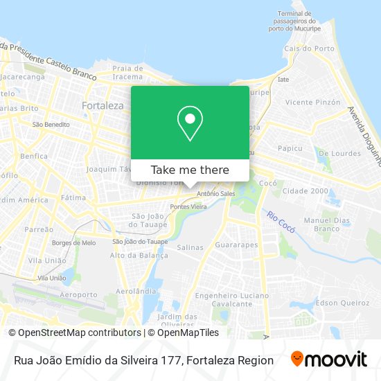 Rua João Emídio da Silveira 177 map