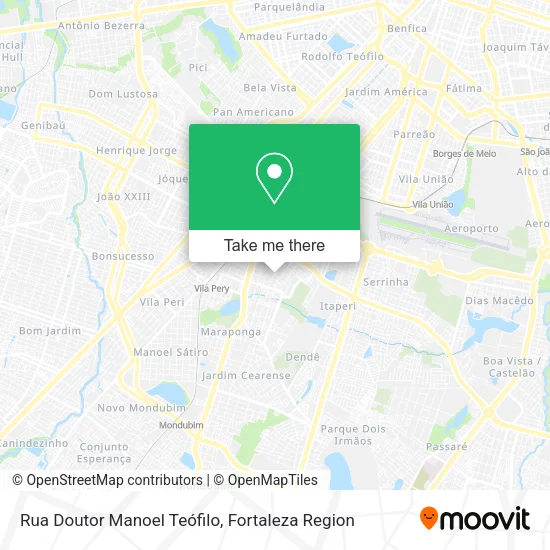 Rua Doutor Manoel Teófilo map