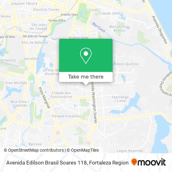 Avenida Edilson Brasil Soares 118 map