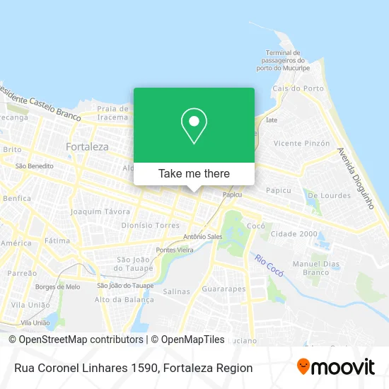 Rua Coronel Linhares 1590 map