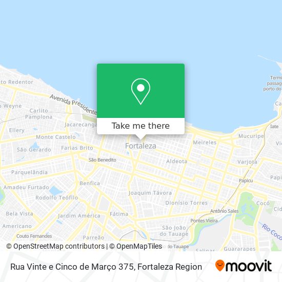 Mapa Rua Vinte e Cinco de Março 375