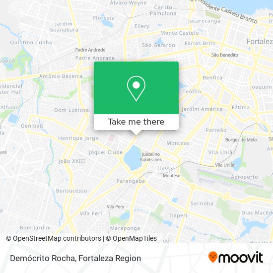 Demócrito Rocha map