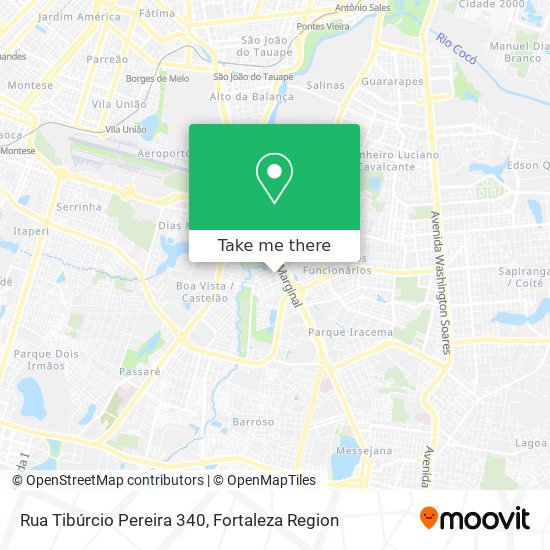 Rua Tibúrcio Pereira 340 map