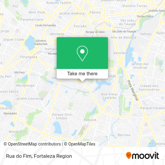 Rua do Fim map