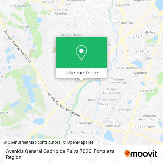 Avenida General Osório de Paiva 7020 map