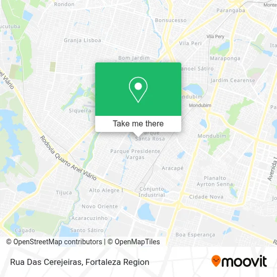 Rua Das Cerejeiras map