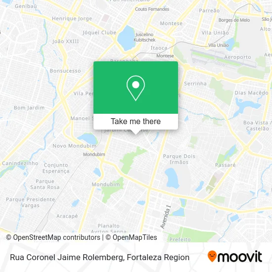 Rua Coronel Jaime Rolemberg map