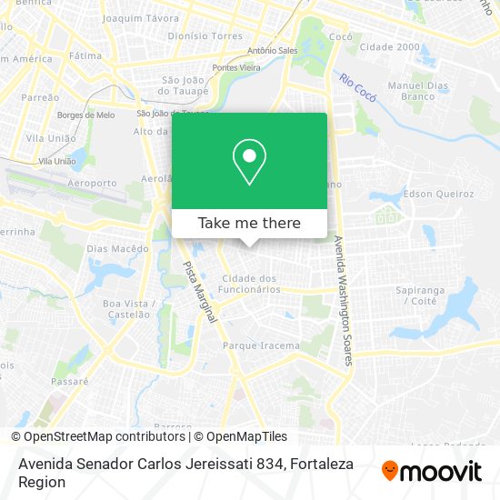 Avenida Senador Carlos Jereissati 834 map