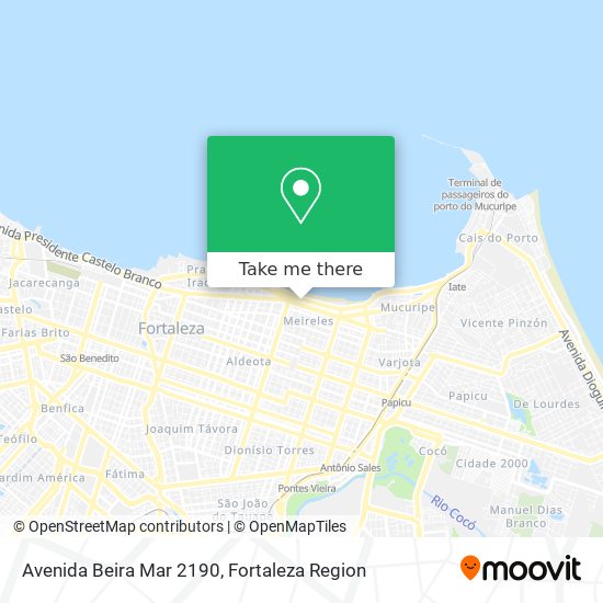 Avenida Beira Mar 2190 map