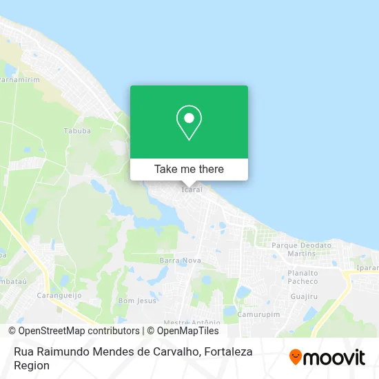 Rua Raimundo Mendes de Carvalho map
