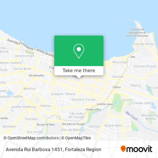 Mapa Avenida Rui Barbosa 1451