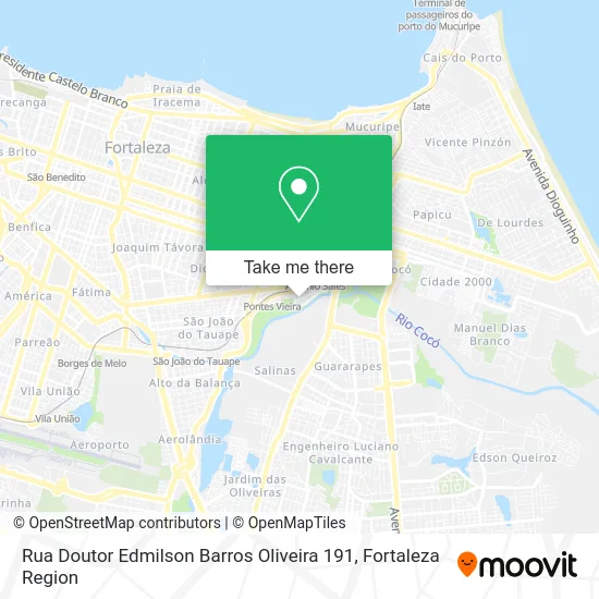 Rua Doutor Edmilson Barros Oliveira 191 map