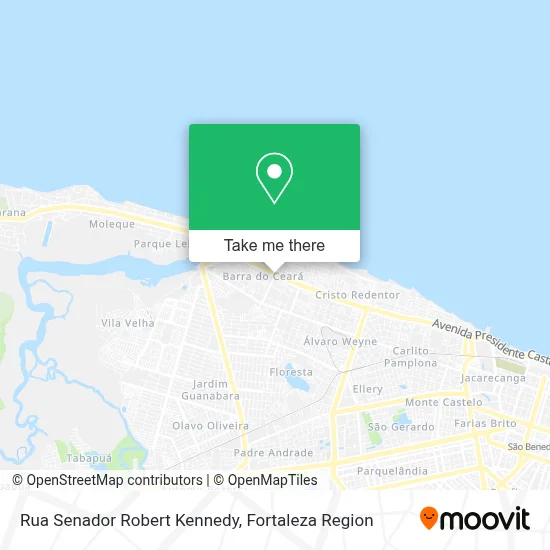 Rua Senador Robert Kennedy map