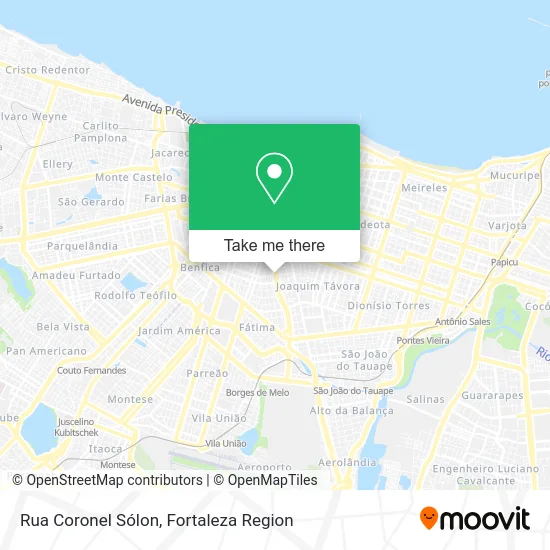 Rua Coronel Sólon map