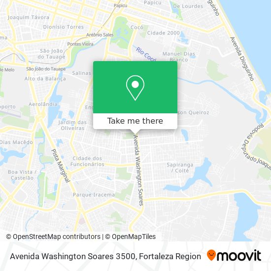 Avenida Washington Soares 3500 map