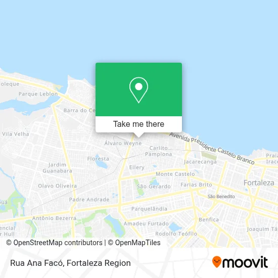 Rua Ana Facó map
