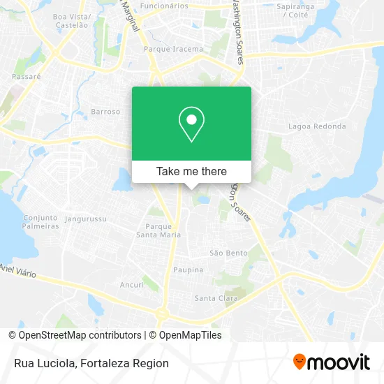 Rua Luciola map