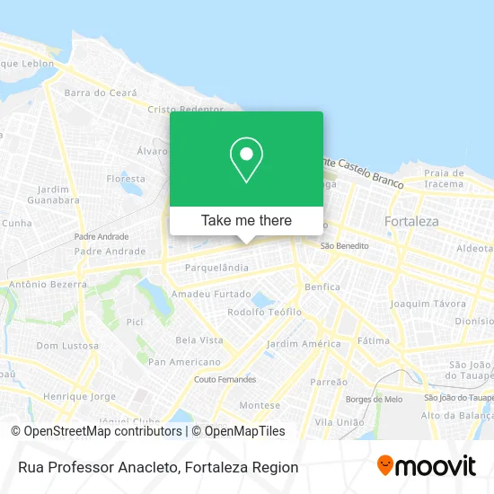 Rua Professor Anacleto map