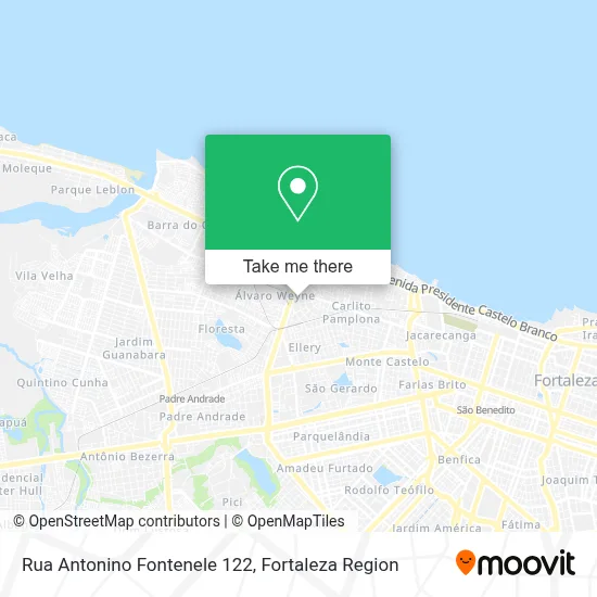 Rua Antonino Fontenele 122 map