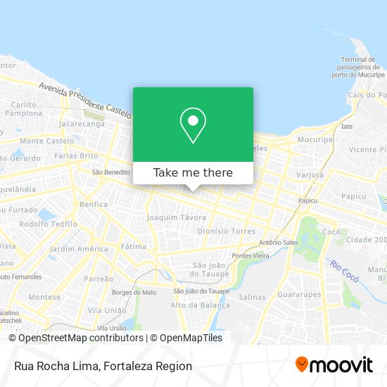 Mapa Rua Rocha Lima