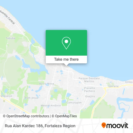 Rua Alan Kardec 186 map