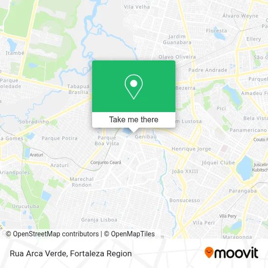 Rua Arca Verde map