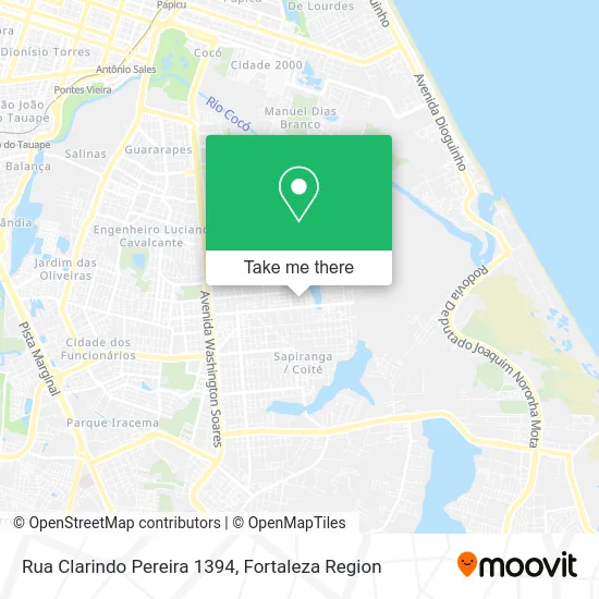 Rua Clarindo Pereira 1394 map