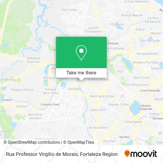 Rua Professor Virgílio de Morais map