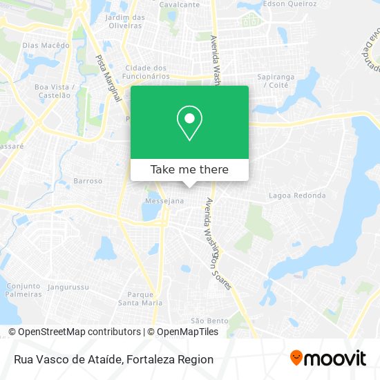 Mapa Rua Vasco de Ataíde