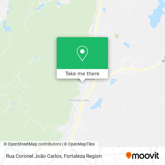 Rua Coronel João Carlos map