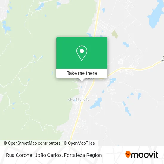 Rua Coronel João Carlos map