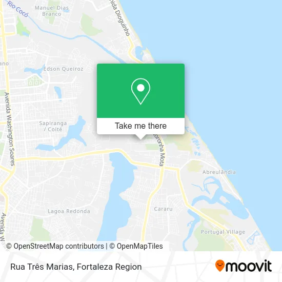 Rua Três Marias map