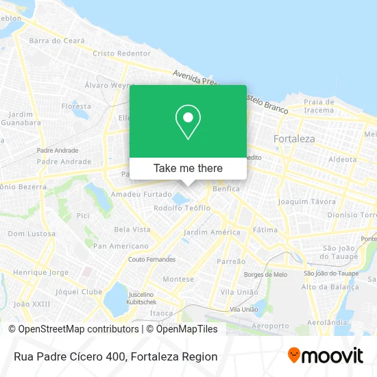 Rua Padre Cícero 400 map