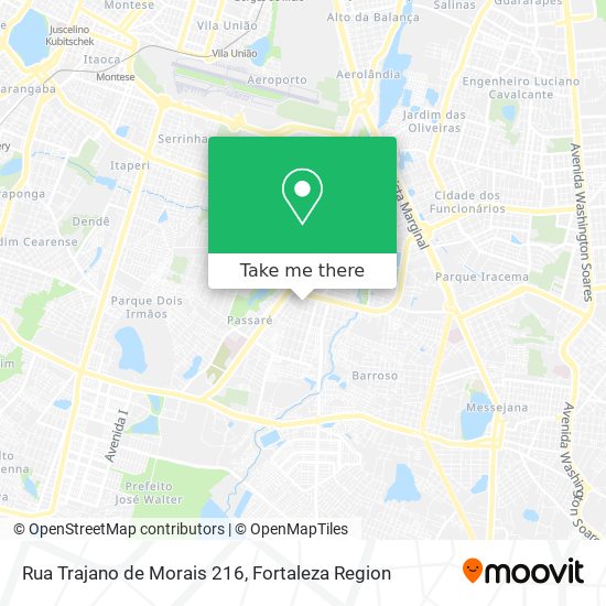 Mapa Rua Trajano de Morais 216